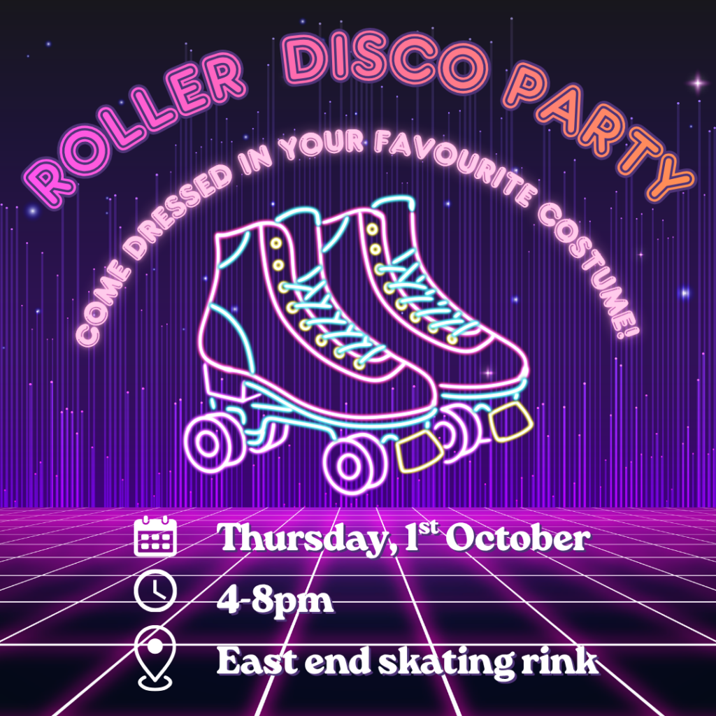 Save the date – School Holiday Roller Disco Party